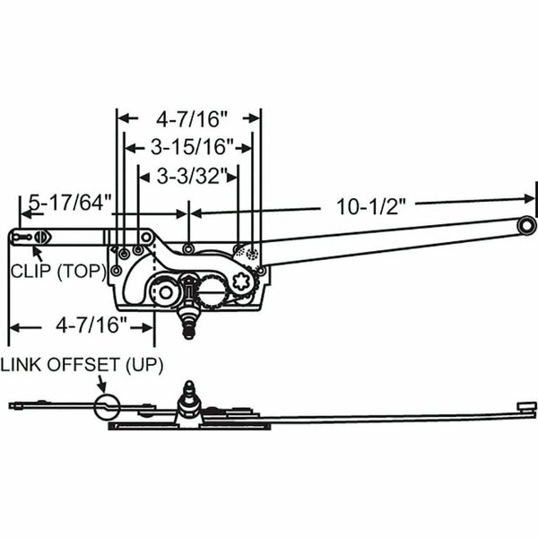Strybuc Dual Arm Casement Operator 36-182